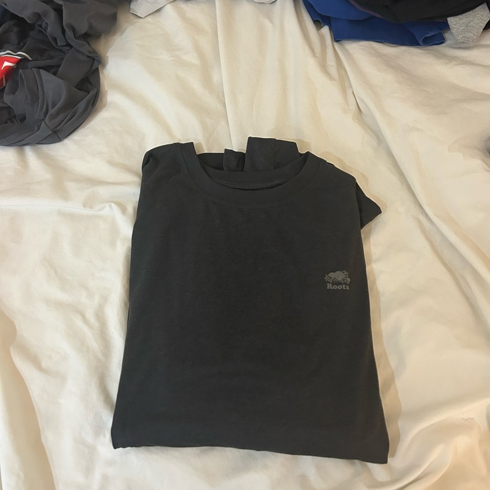 Roots Men's Charcoal Tee